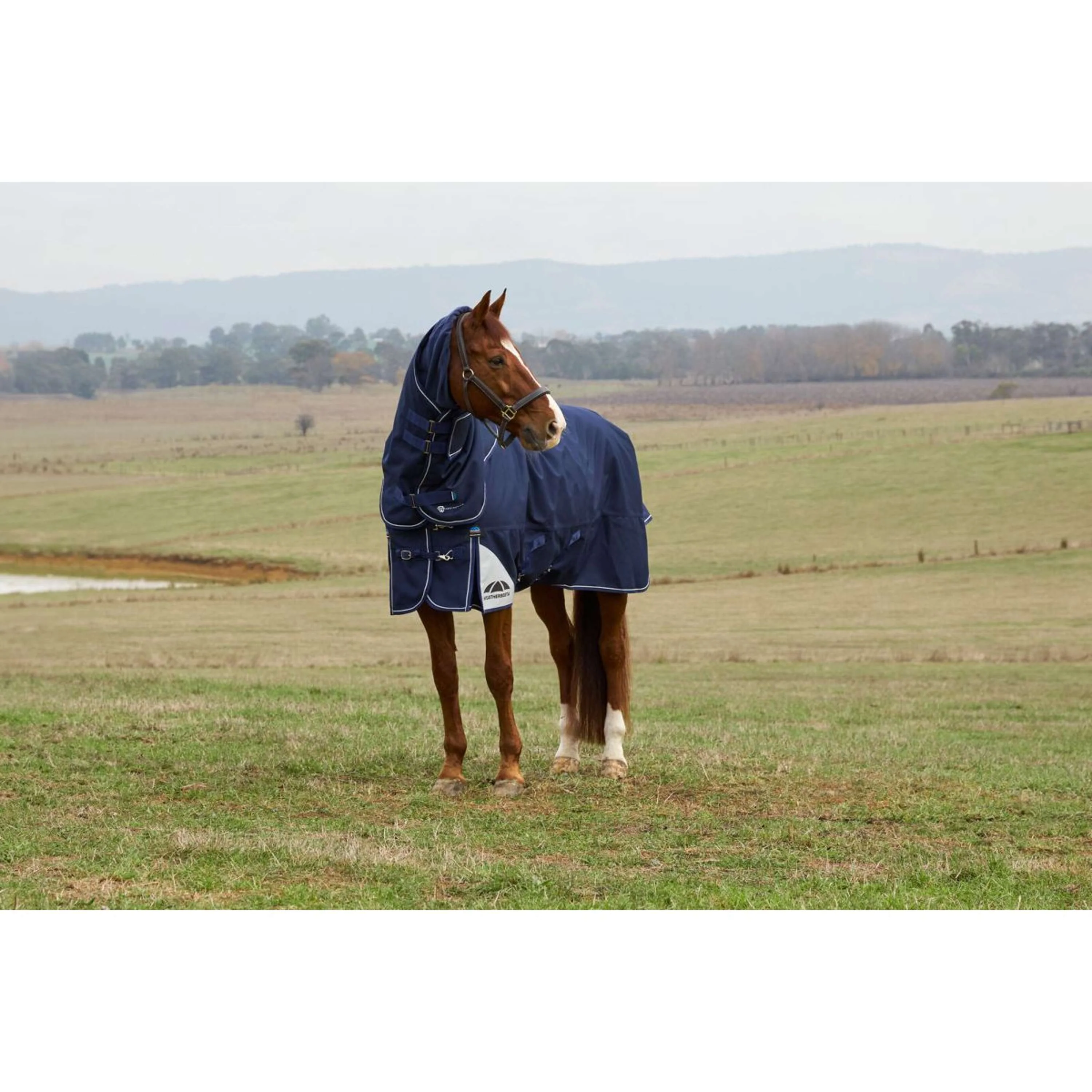 WeatherBeeta ComFiTec Ultra Turnout Detach-A-Neck 220g Marin - Image 2