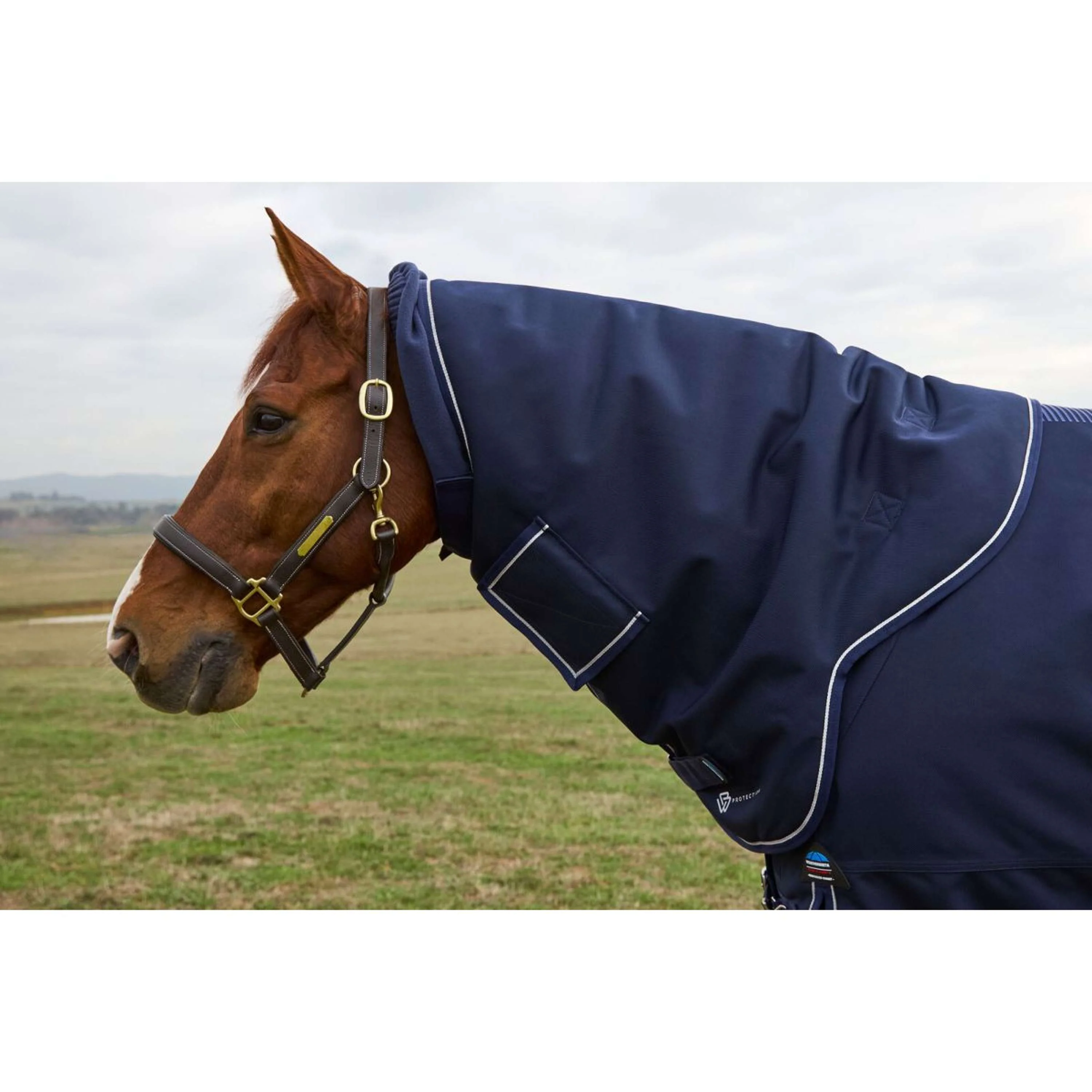 WeatherBeeta ComFiTec Ultra Turnout Detach-A-Neck 220g Marin - Image 3
