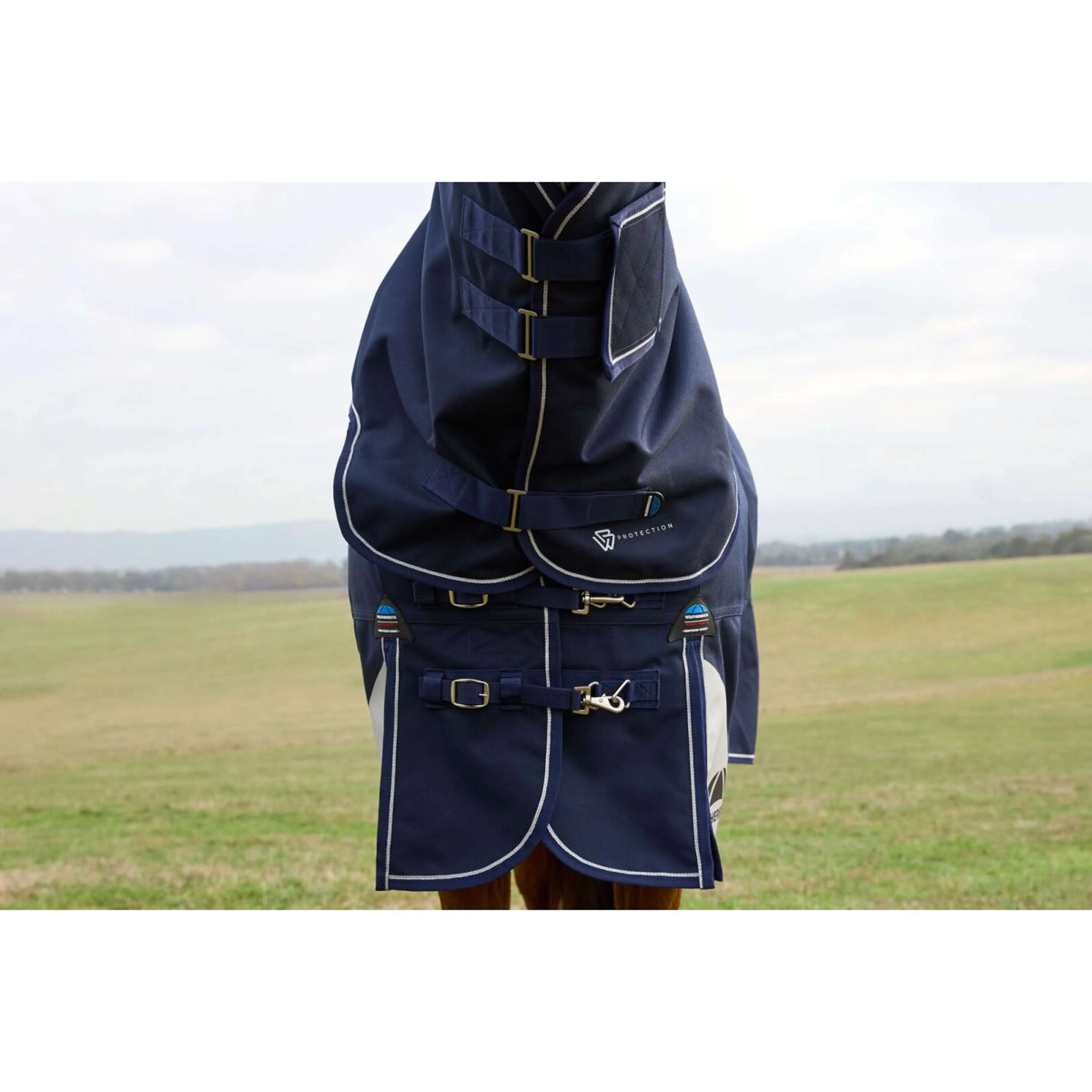 WeatherBeeta ComFiTec Ultra Turnout Detach-A-Neck 220g Marin - Image 5