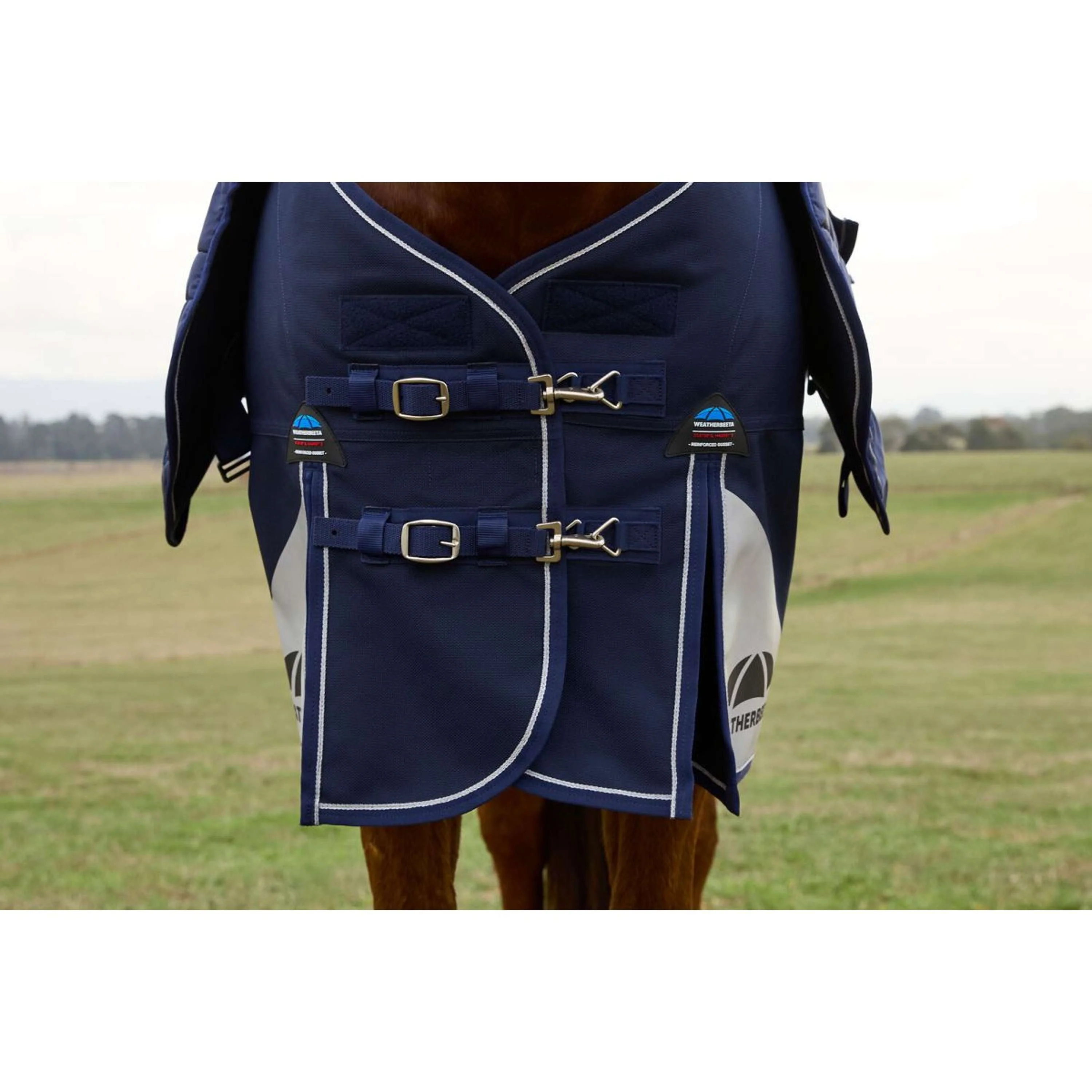WeatherBeeta ComFiTec Ultra Turnout Detach-A-Neck 220g Marin - Image 6