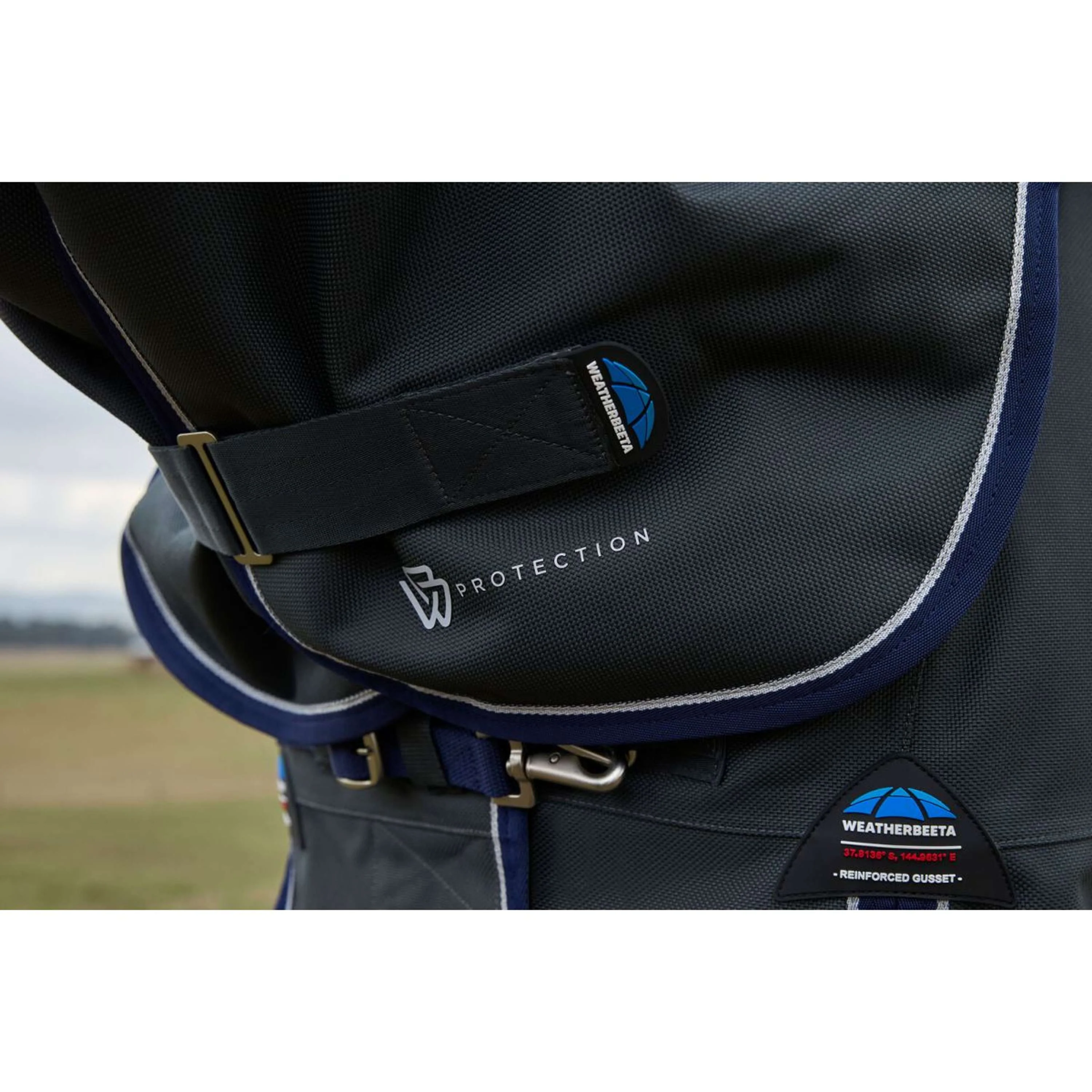 WeatherBeeta ComFiTec Ultra Turnout Detach-A-Neck 100g Charbon - Image 8