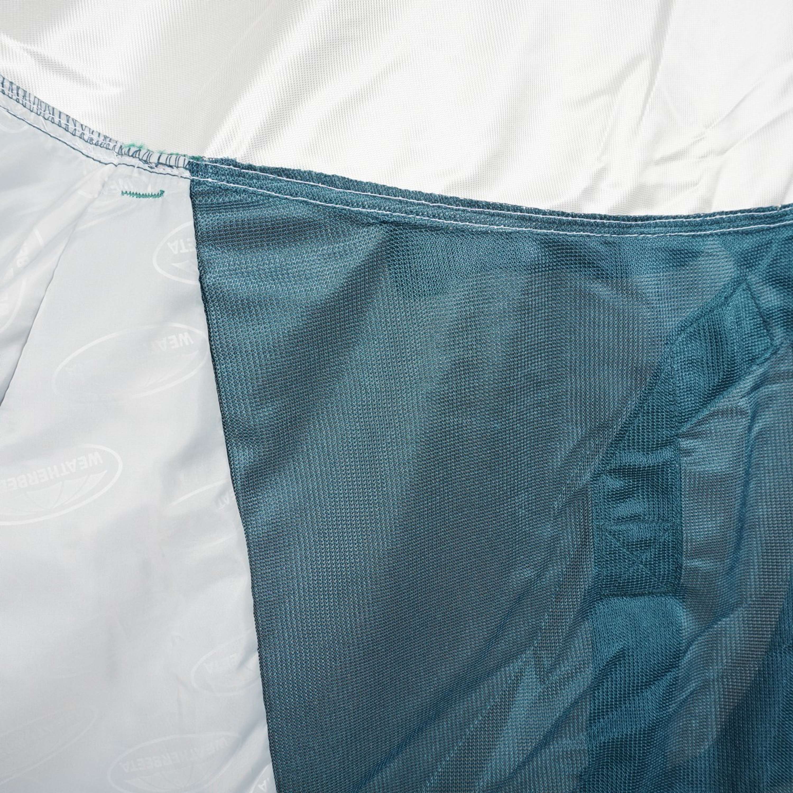WeatherBeeta Couverture Anti-Mouches ComFiTec Green-Tec Airflow Mesh Combo Neck White/Dragonfly Blue - Image 12