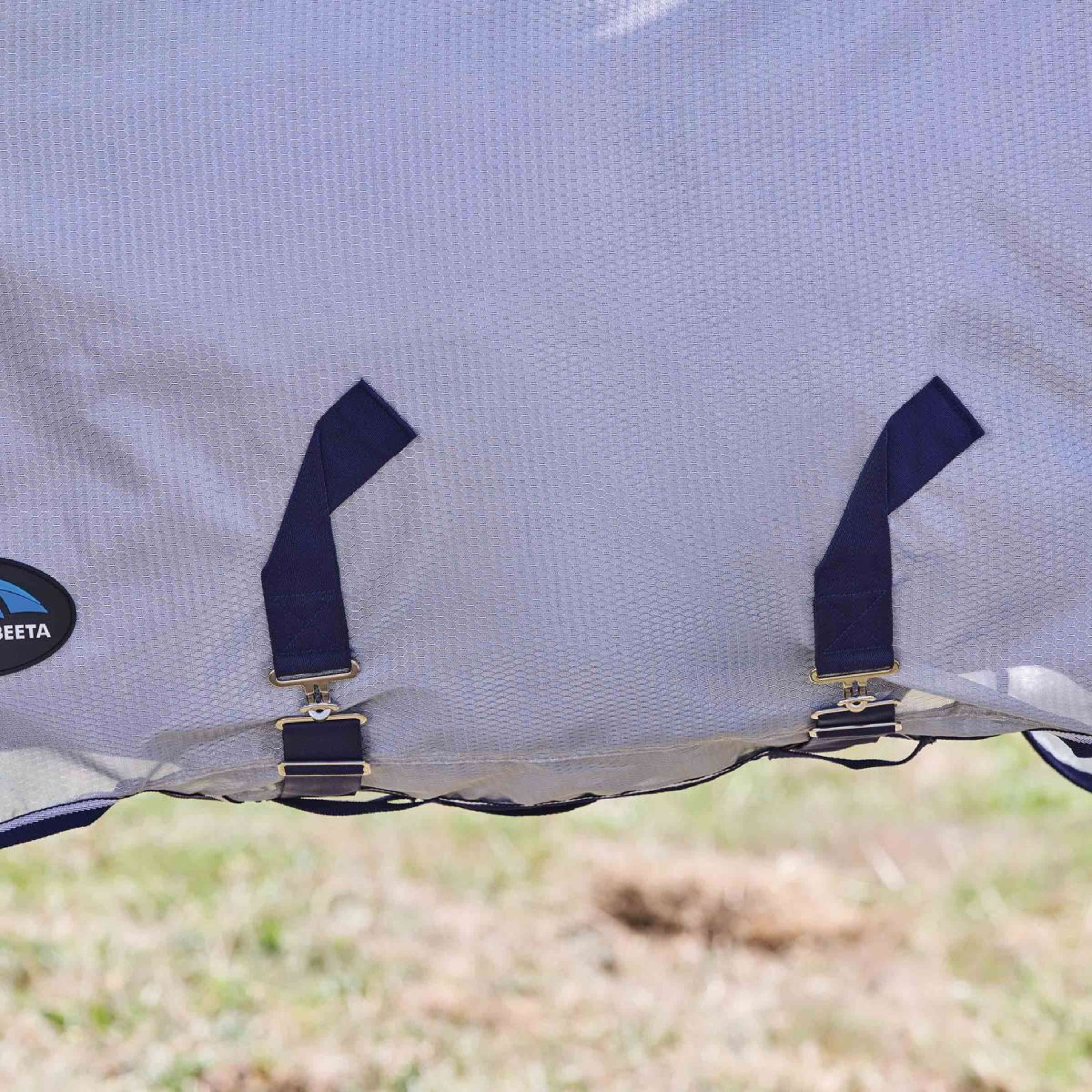 WeatherBeeta Couverture Anti-Mouches ComFiTec Hexi Combo Silver/Navy/White - Image 9