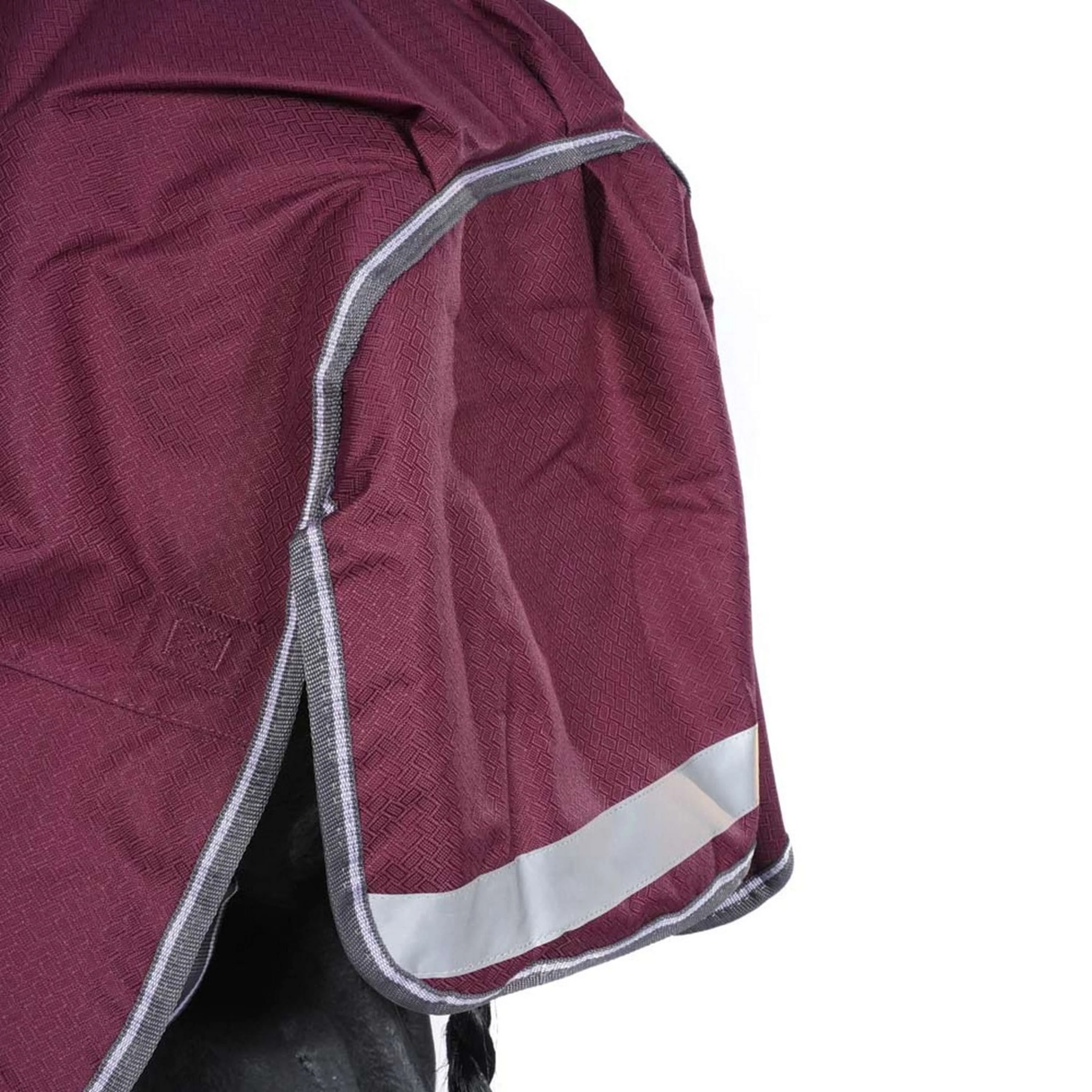 WeatherBeeta Couverture d'Hiver ComFiTec Plus Dynamic II Standard Neck Medium 220g Maroon/Gris/Blanc - Image 10