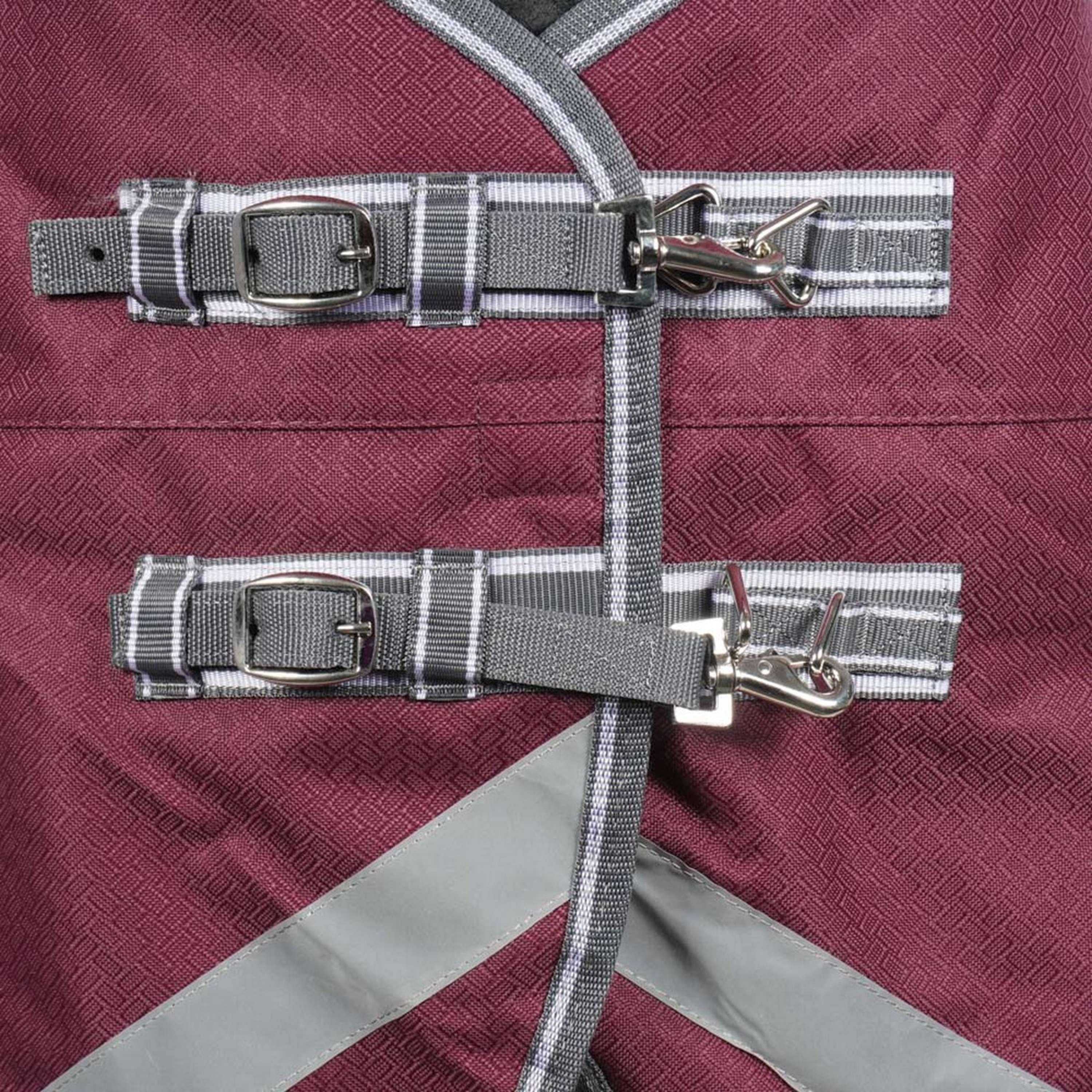 WeatherBeeta Couverture d'Hiver ComFiTec Plus Dynamic II Standard Neck Medium 220g Maroon/Gris/Blanc - Image 3