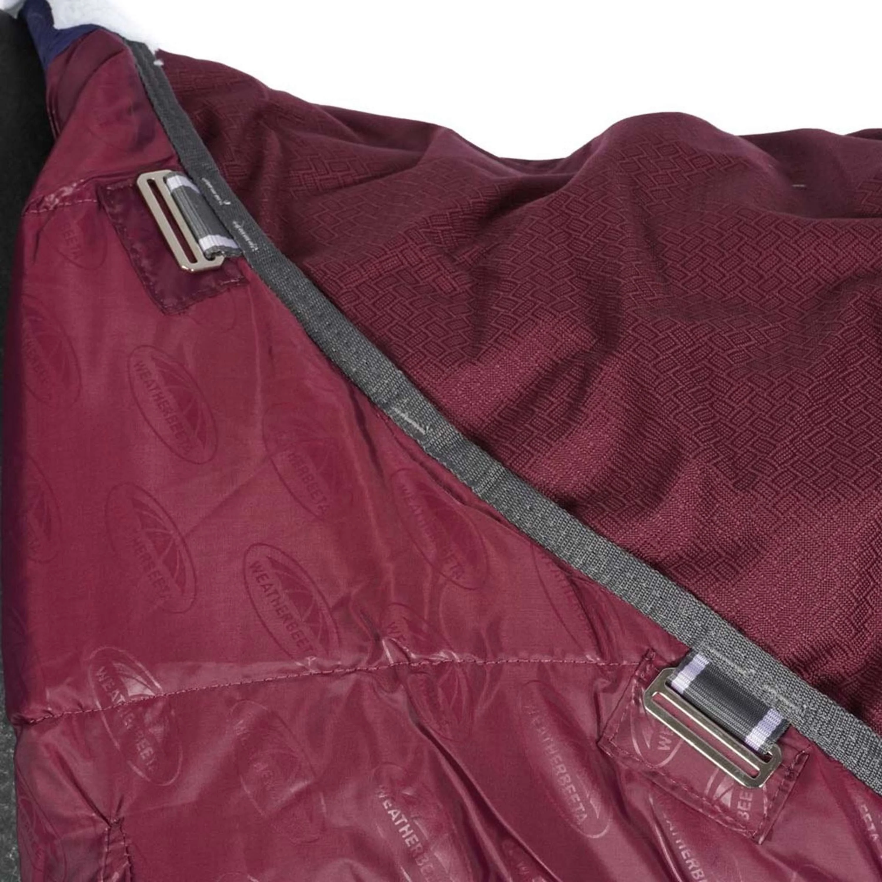 WeatherBeeta Couverture d'Hiver ComFiTec Plus Dynamic II Standard Neck Medium 220g Maroon/Gris/Blanc - Image 6
