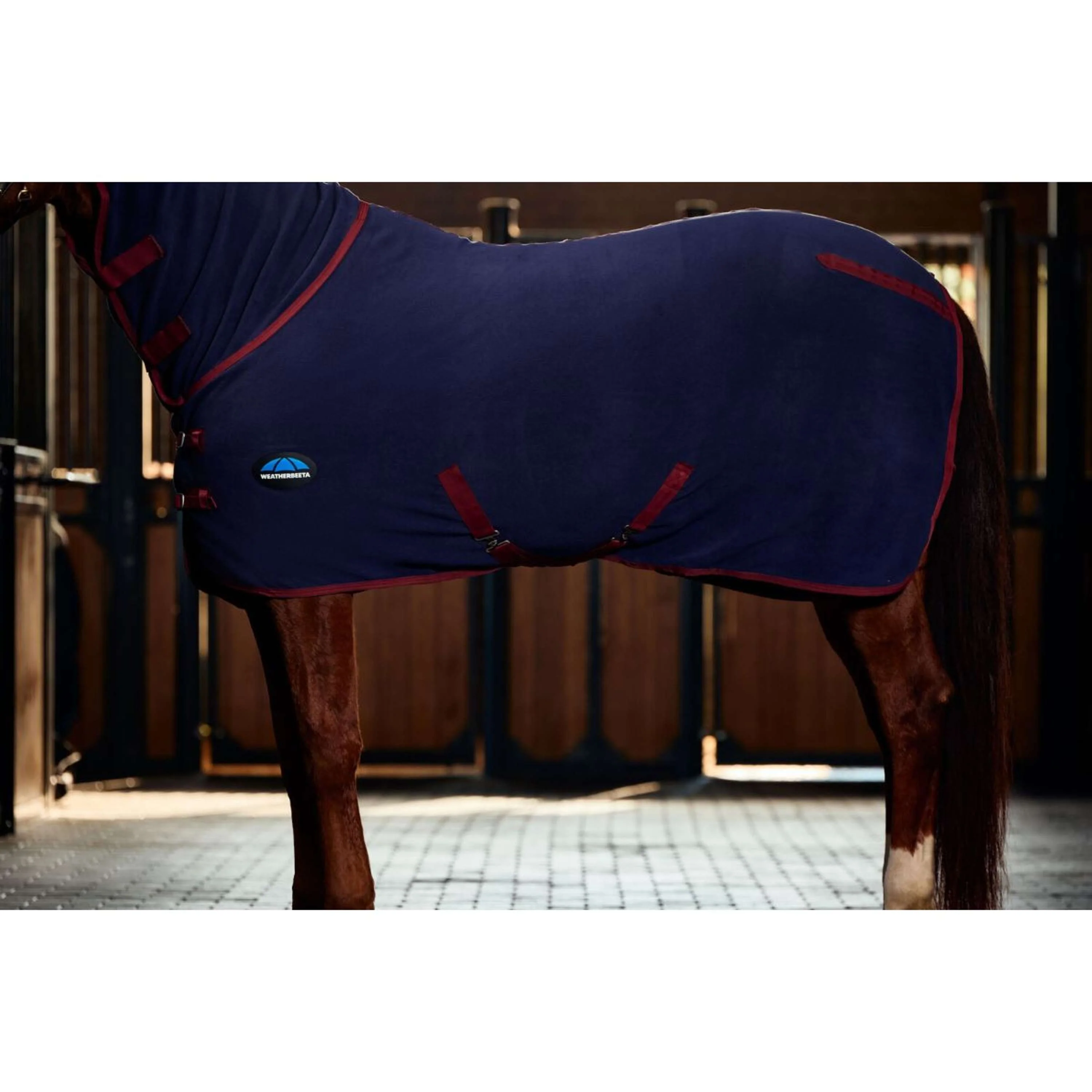 WeatherBeeta Couverture Polaire Anti-Static Cooler Combo Neck Marine/Bordeaux - Image 5