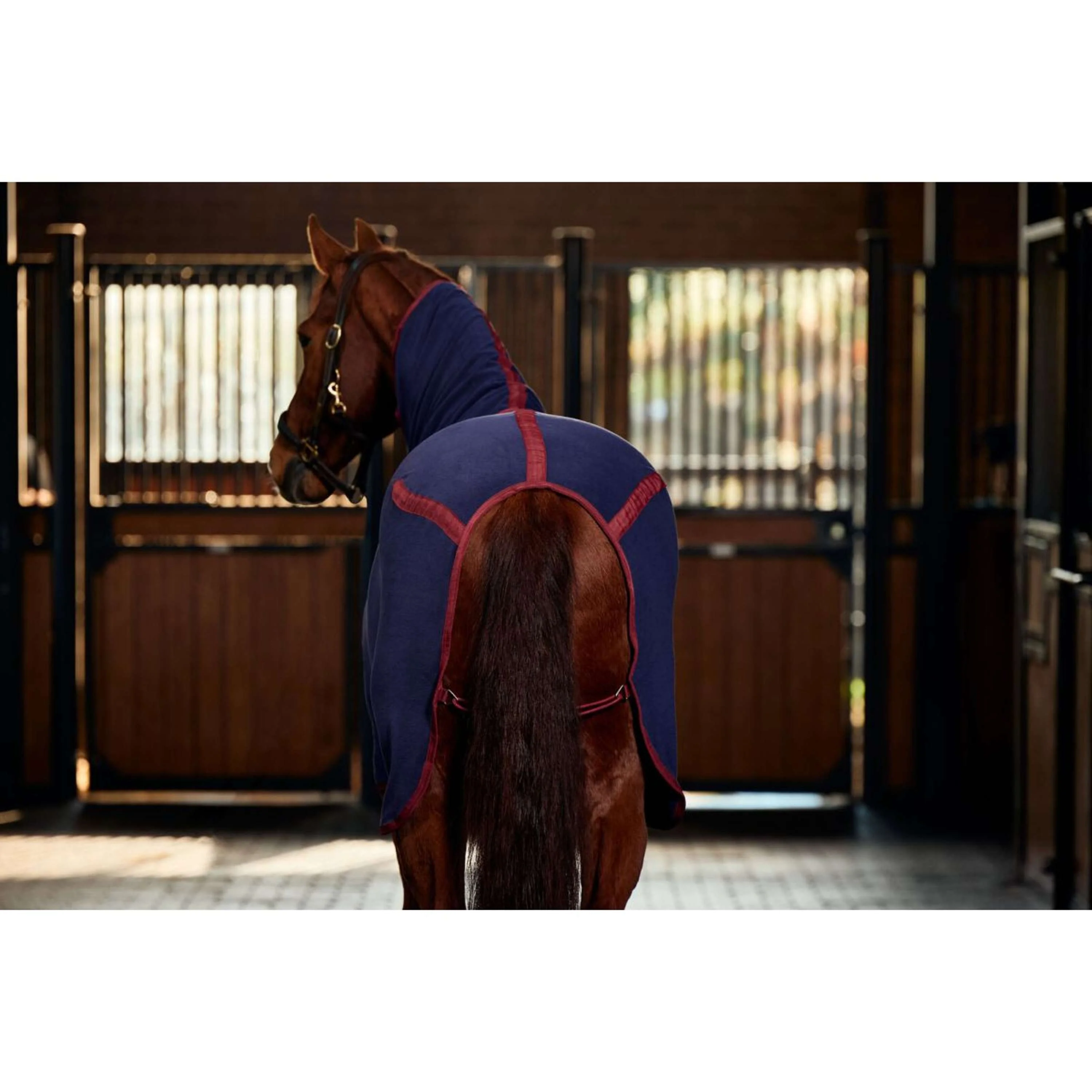 WeatherBeeta Couverture Polaire Anti-Static Cooler Combo Neck Marine/Bordeaux - Image 7