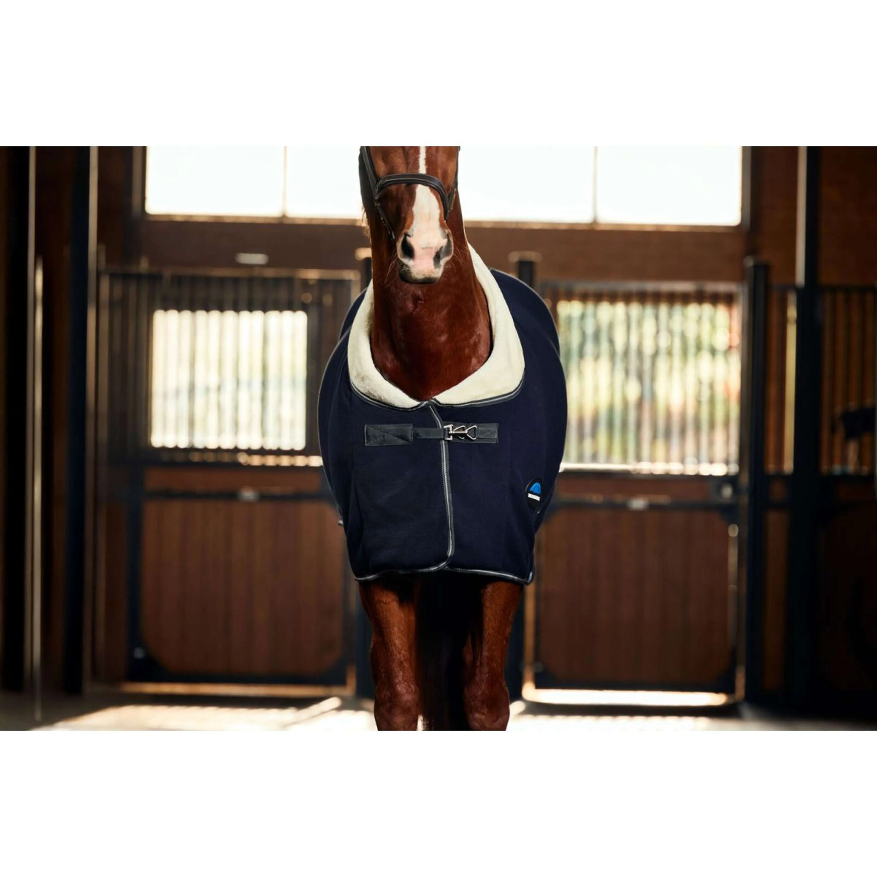 WeatherBeeta Couverture Polaire Sherpa Cooler Standard Neck Navy/Charcoal - Image 2