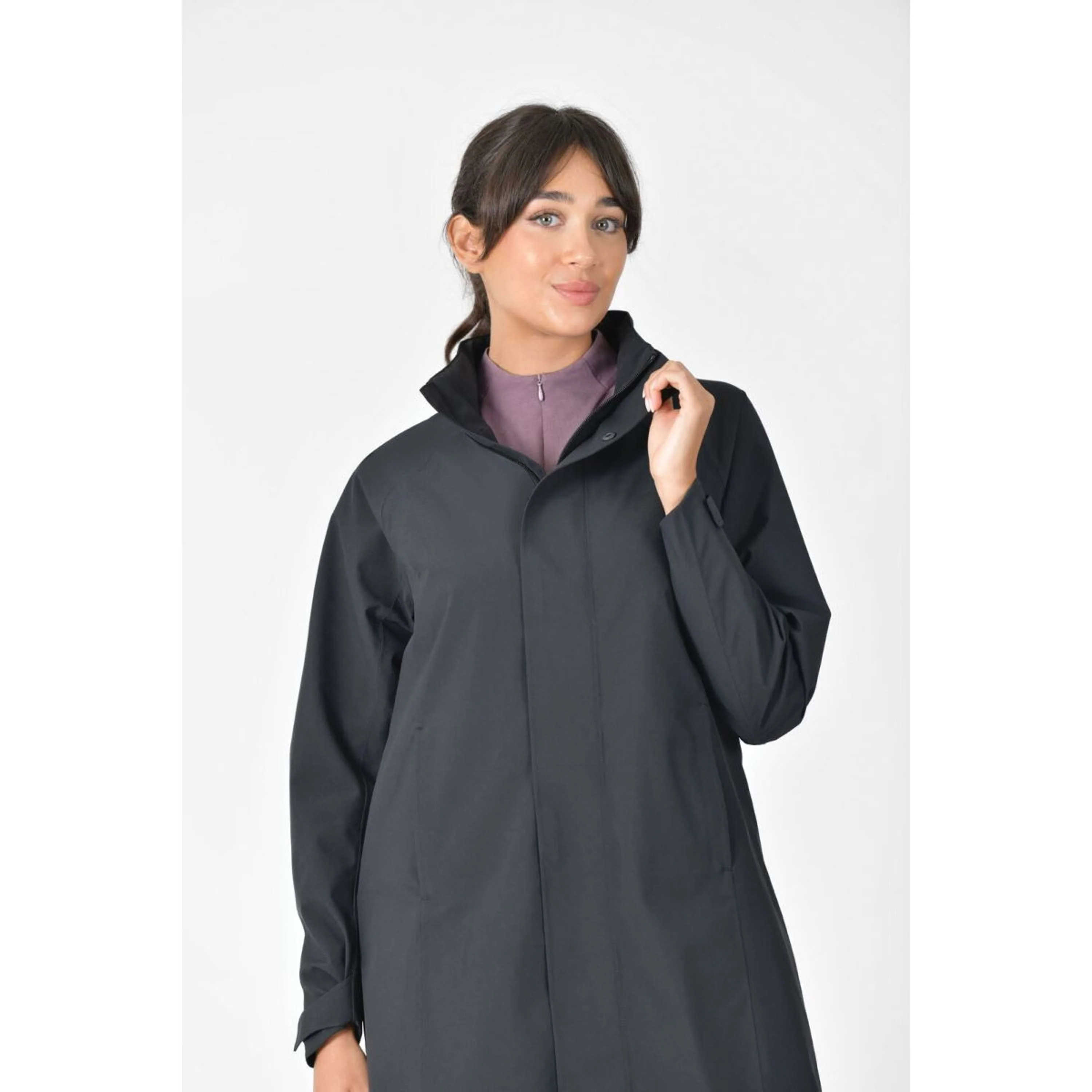 WeatherBeeta Veste Longue Windbreaker Longline Noir - Image 7