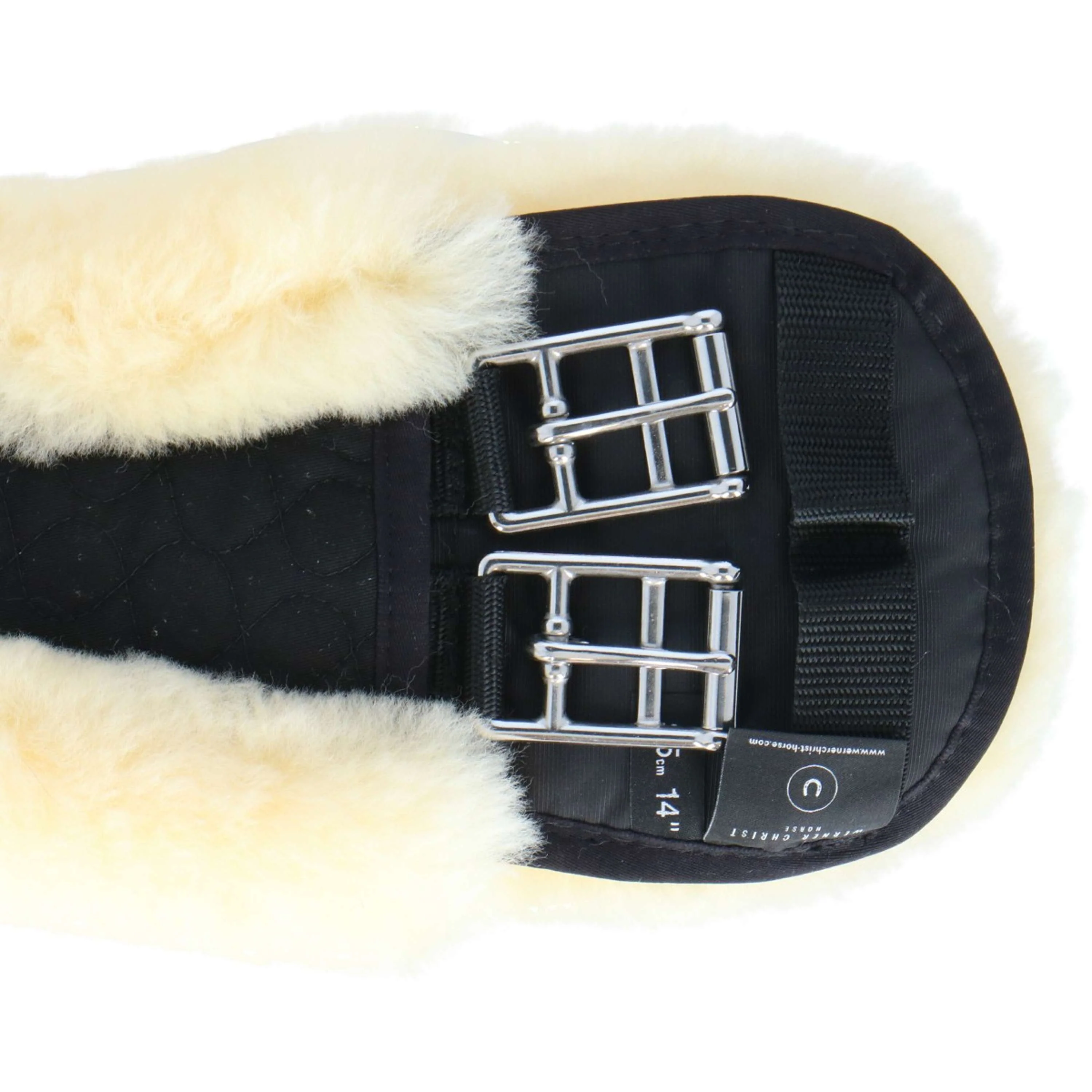 Werner Christ Sangle Banane Sheepskin Anatomique Noir/Naturel - Image 5