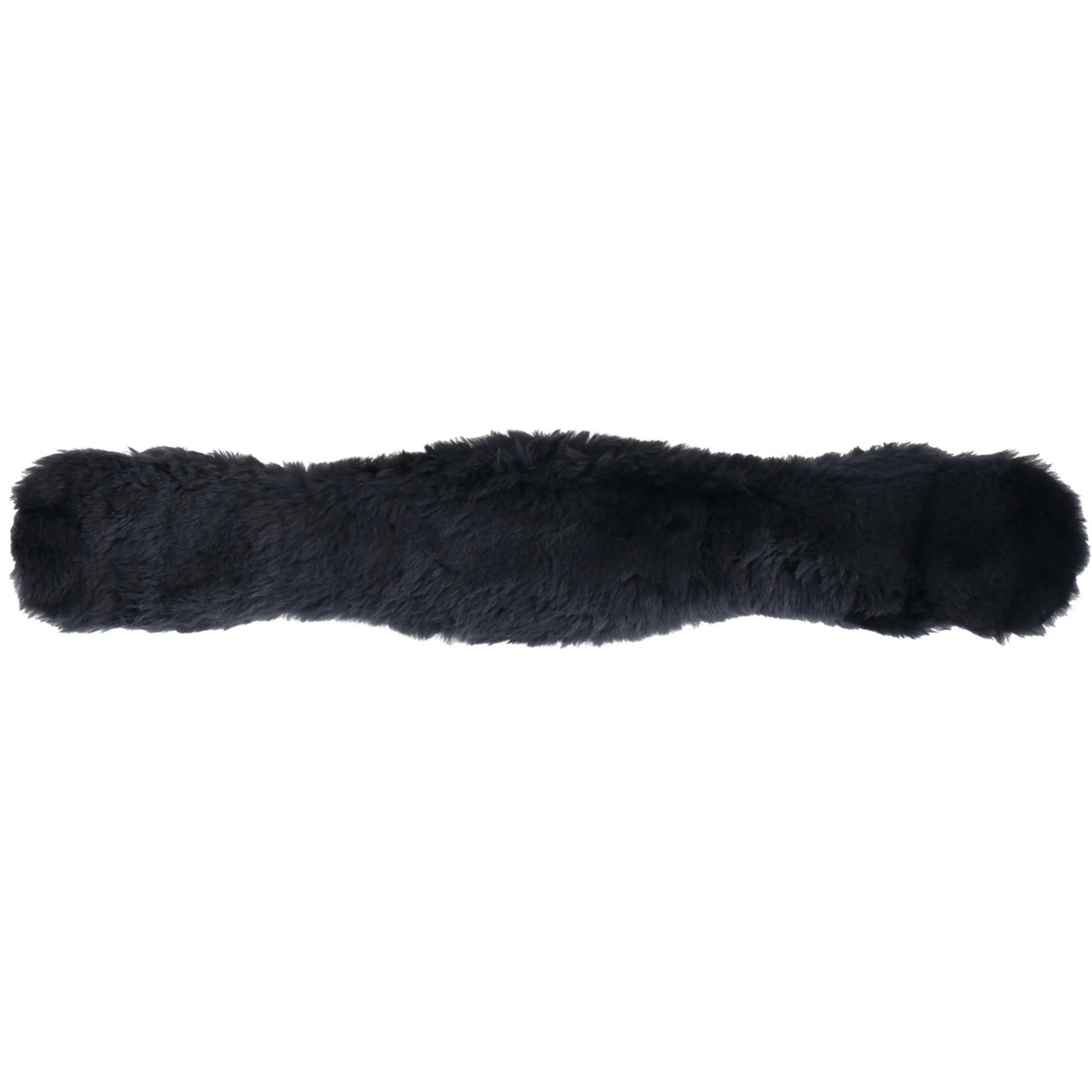 Werner Christ Sangle de Dressage Anatomic avec Fourrure Noir/Anthracite - Image 2