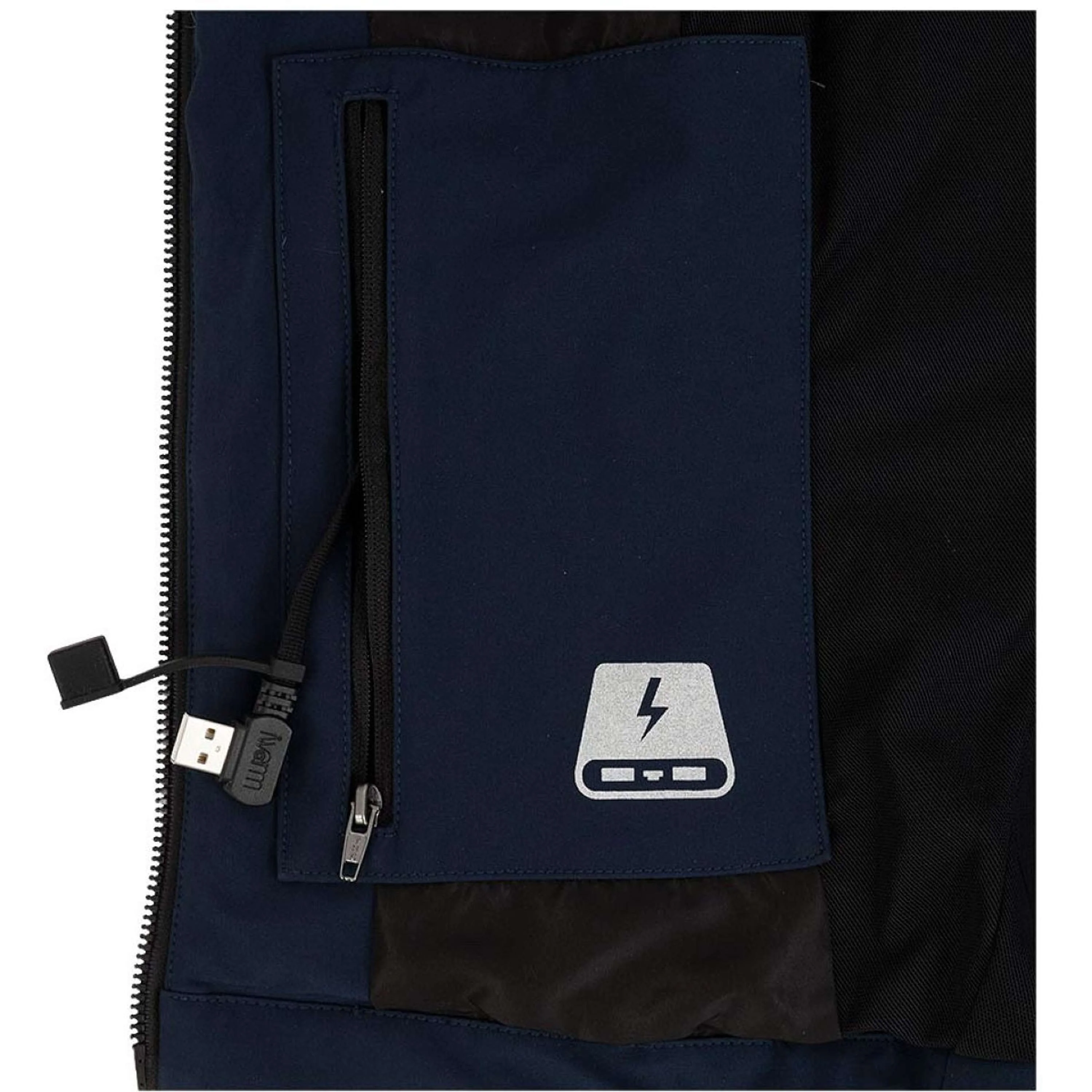 WHIS Chauffe-corps Chauffant Softshell Coach Marin foncé - Image 6