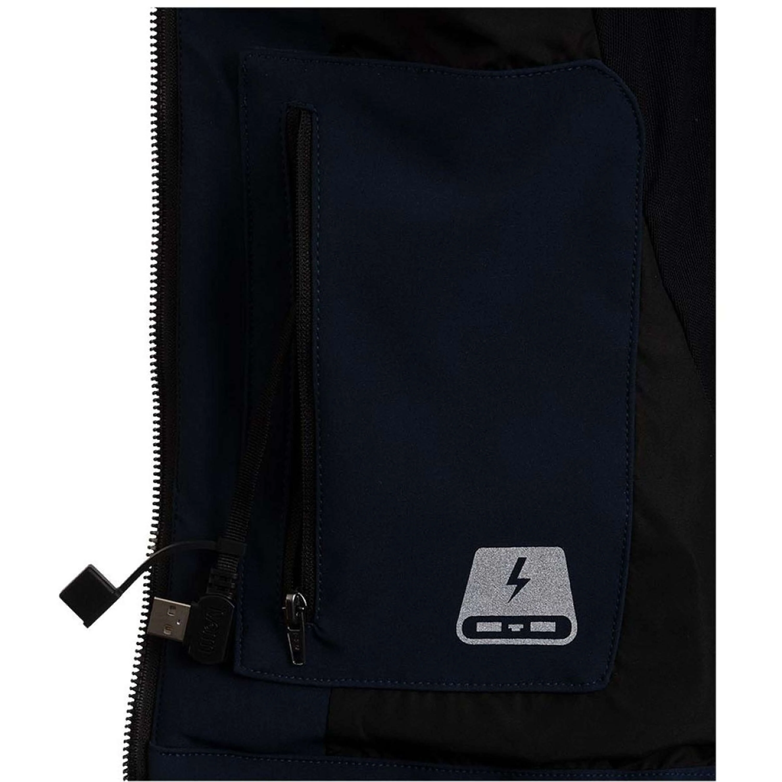 WHIS Veste Chauffante Softshell Coach Marin foncé - Image 8