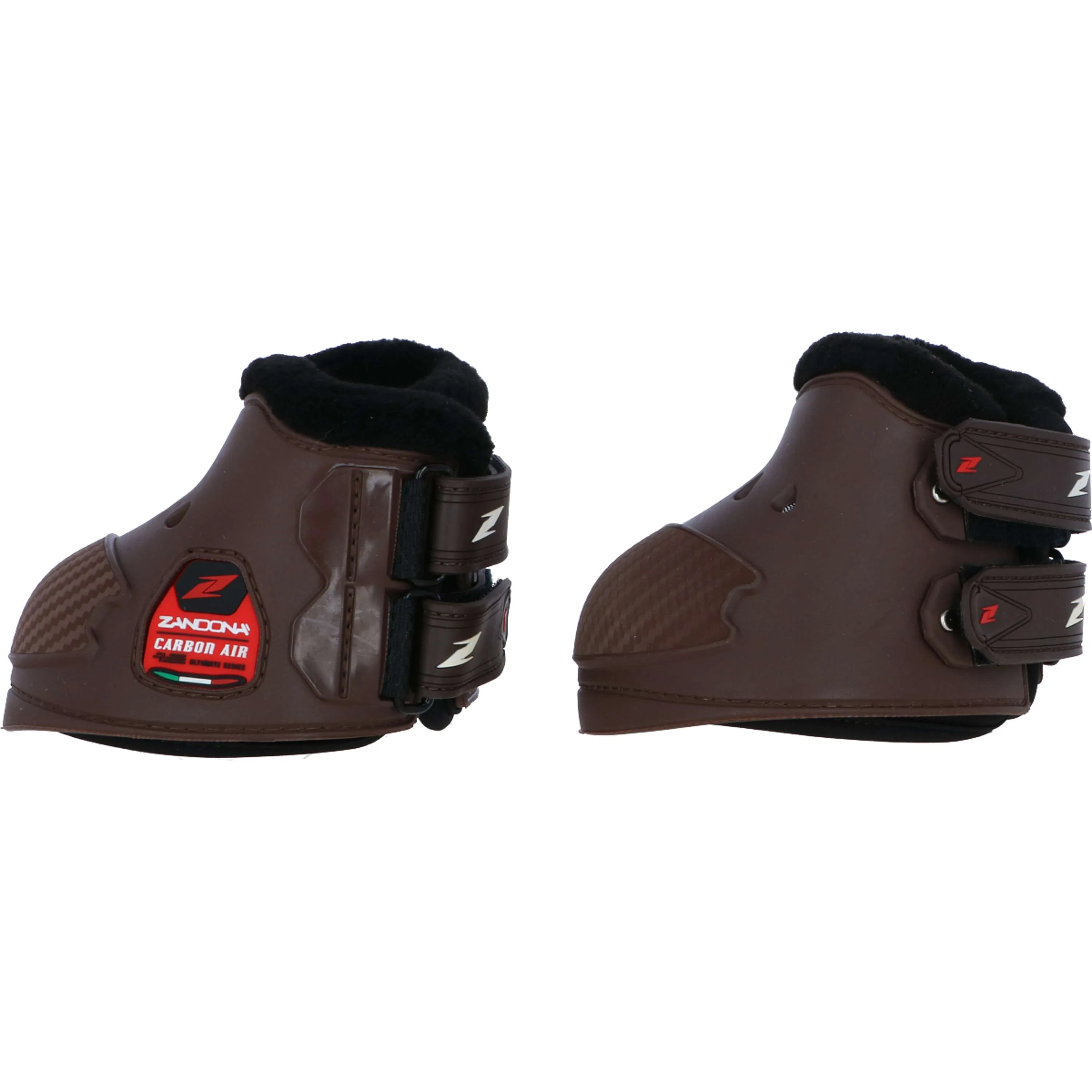 Zandona Cloches d'Obstacles Carbon Air Velcro Marron - Image 2